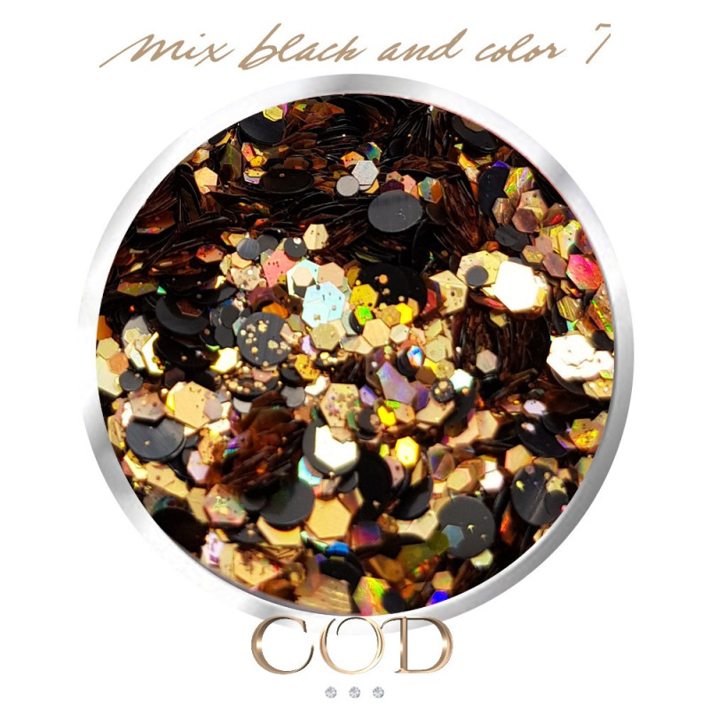 Pastille avec le Mix Black and Color 7