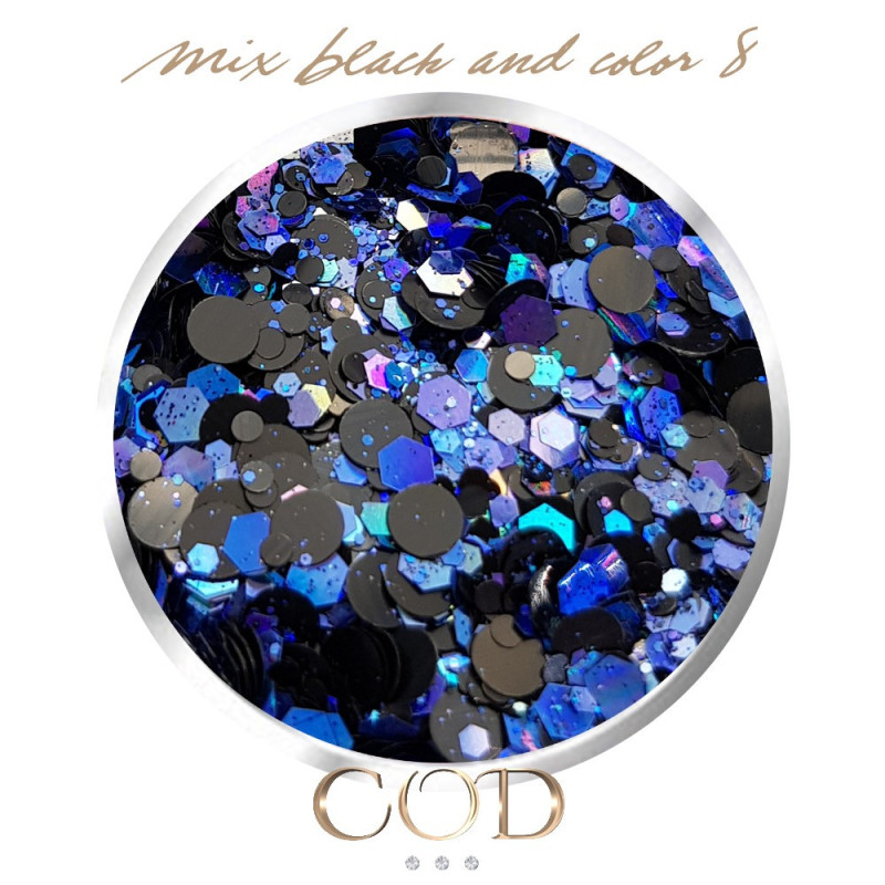 Pastille de Mix Black and Color 8