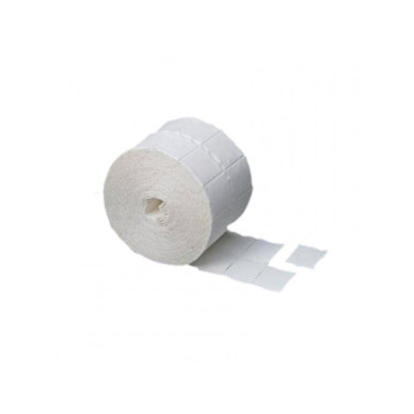 Rouleau de carrés de coton en cellulose