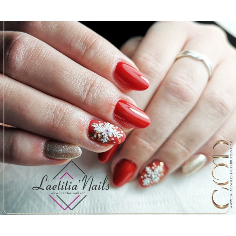 Rounded fait avec le Gel couleur Lipstick Red