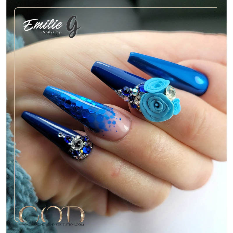 Stiletto avec les Effet Glitter 10