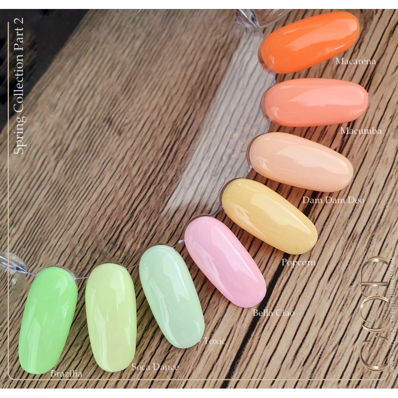 Nuancier fait avec le My Color Brasilia