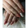 Mountain peak fait avec le Glitter Shine rose Gold 