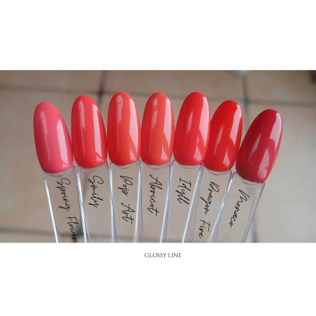 Tips fait de Gel couleur Dragon Fire