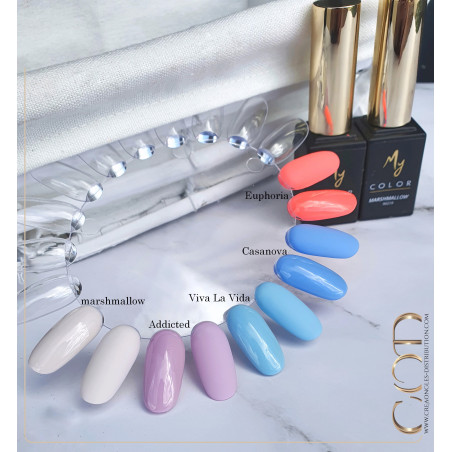 Nuancier fait avec le My Color Addicted