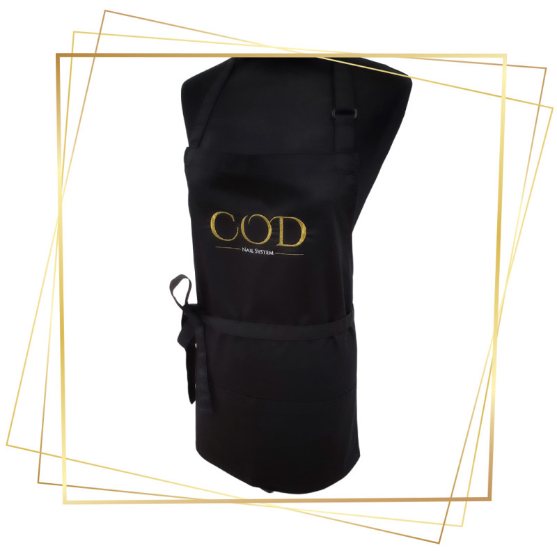 Tablier Short COD Nail System de 3/4 sur fond blanc