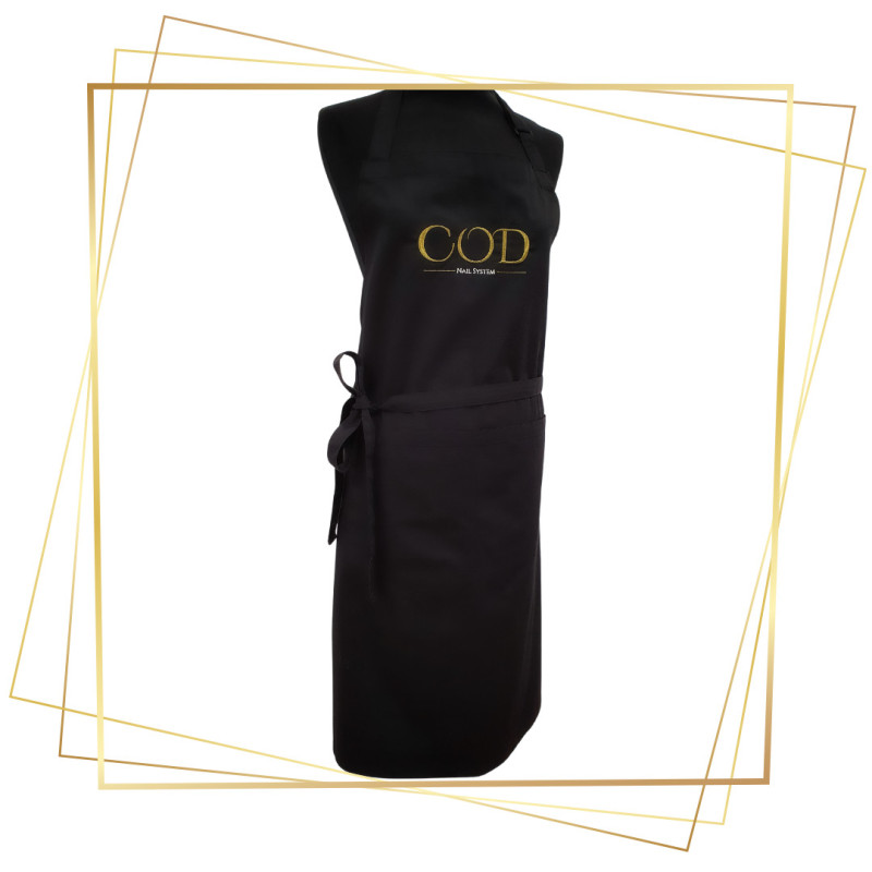 Tablier Long COD Nail System de 3/4 sur fond blanc