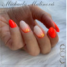 Rounded fait avec le Gel couleur Sunrise