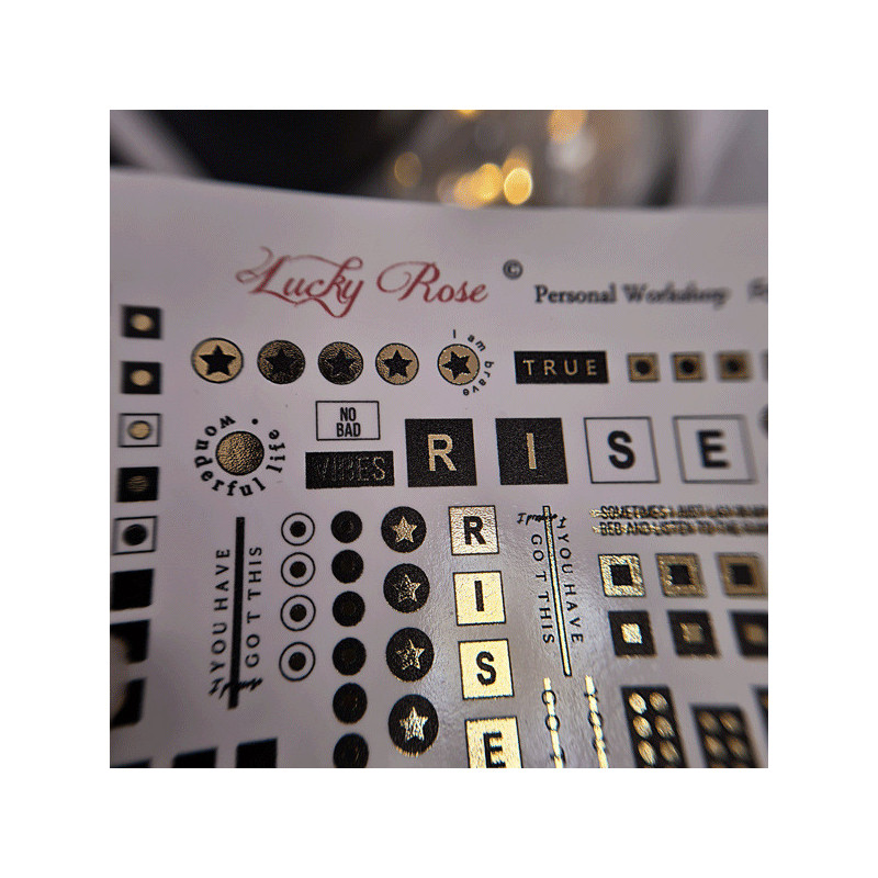 Water Decal 23 Zoom sur les motifs 