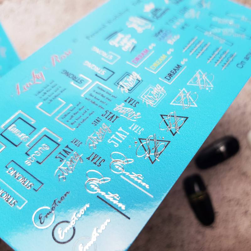 Water Decal 25 Zoom sur les motifs