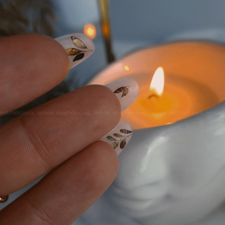 Water Decal 32 Posé en dessous des ongles