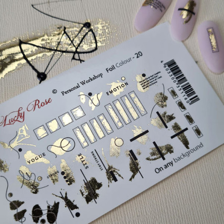 Water Decal 35 Zoom sur les motifs 