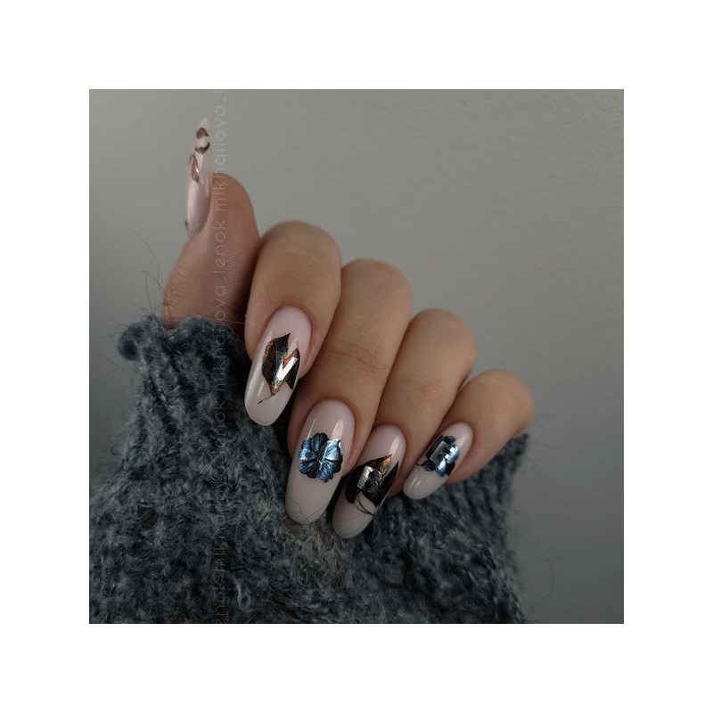 Water Decal 39 pose sur des oval