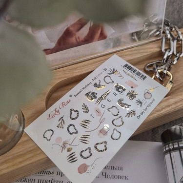 Calcomanía de agua 43