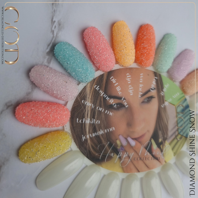 Diamond Shine Snow nuancier fait 