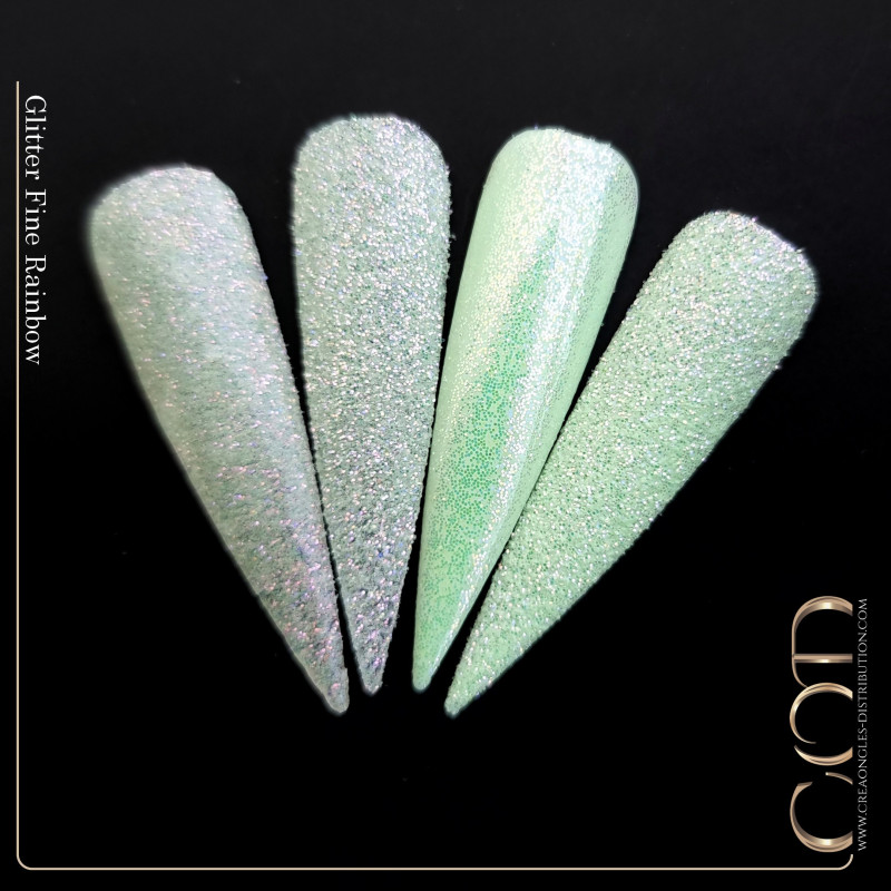 Pop-it fait de Glitter Fine Rainbow zoom