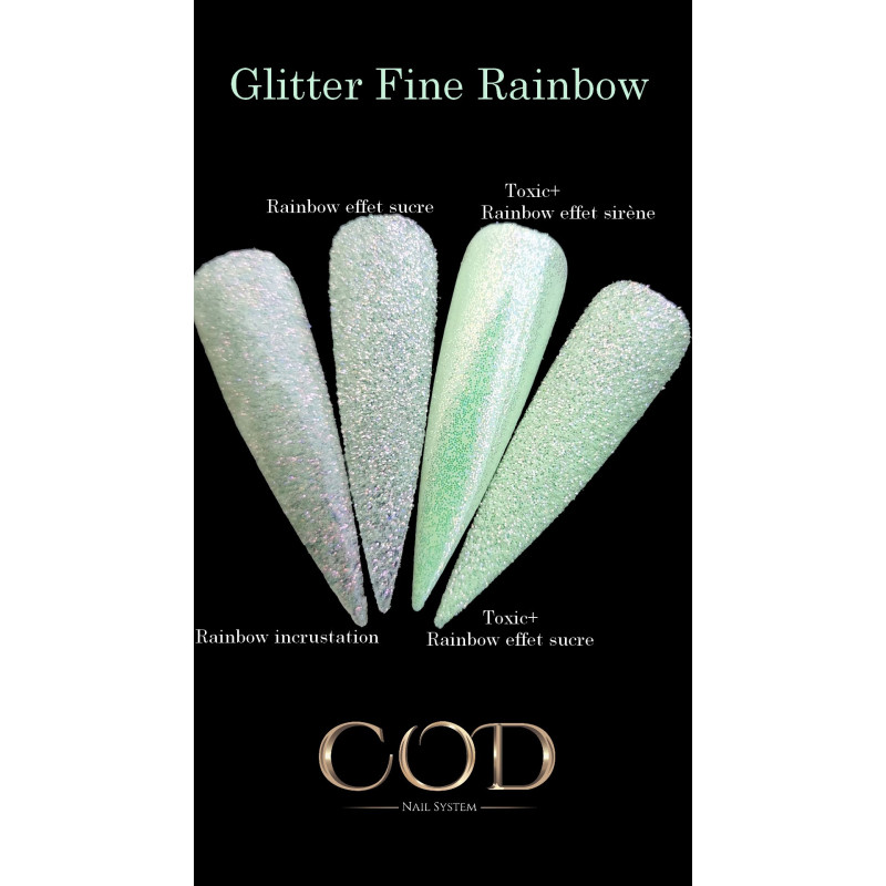 Pop-it fait avec le Glitter Fine Rainbow