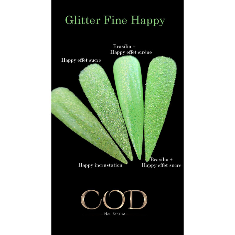 Pop-it fait avec le Glitter Fine Happy