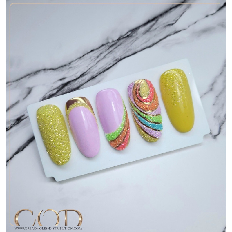 Capsules faites avec le Glitter Fine Floppies