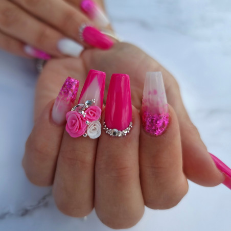 Ballerina fait avec le Gel couleur Paradisiac