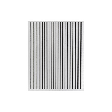 Strip Line flexible noir sur fond blanc