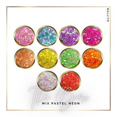 Box Mix Pastel and Neon