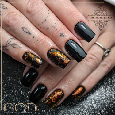 Square fait avec le Pigment Chromaflakes 11