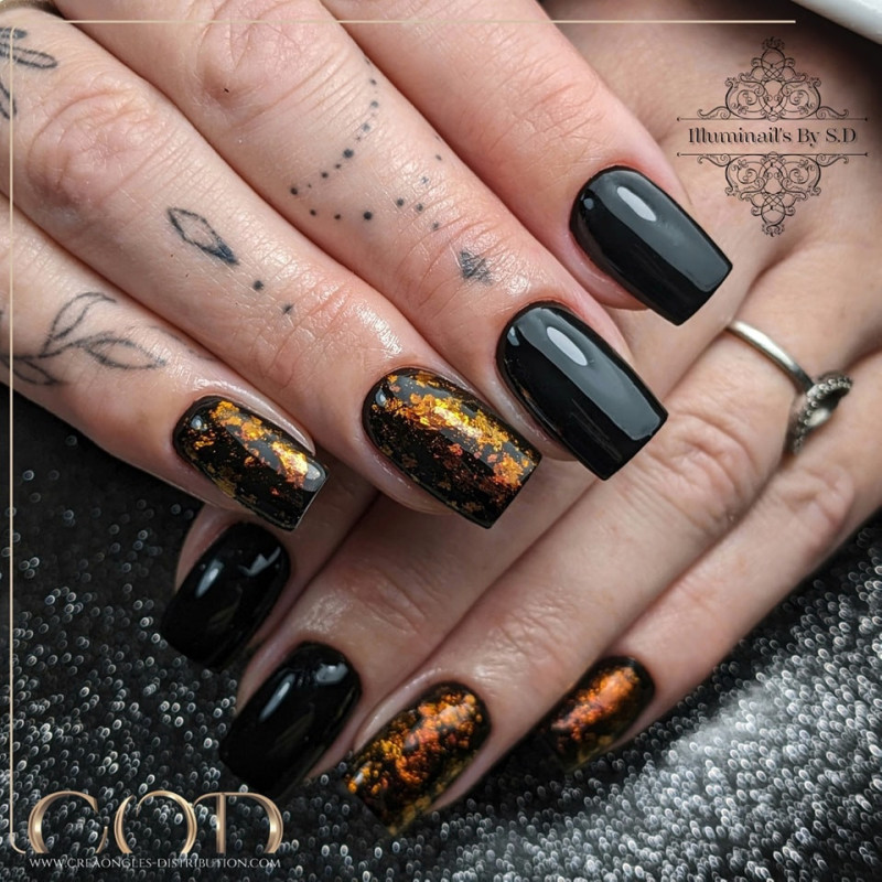 Square fait avec le Pigment Chromaflakes 11