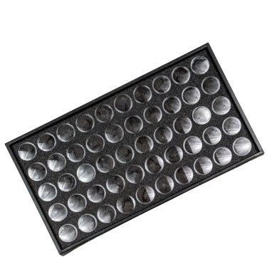 présentoir de 50 boites pour paillettes