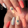 Nail art avec le glitter Dream Apricot