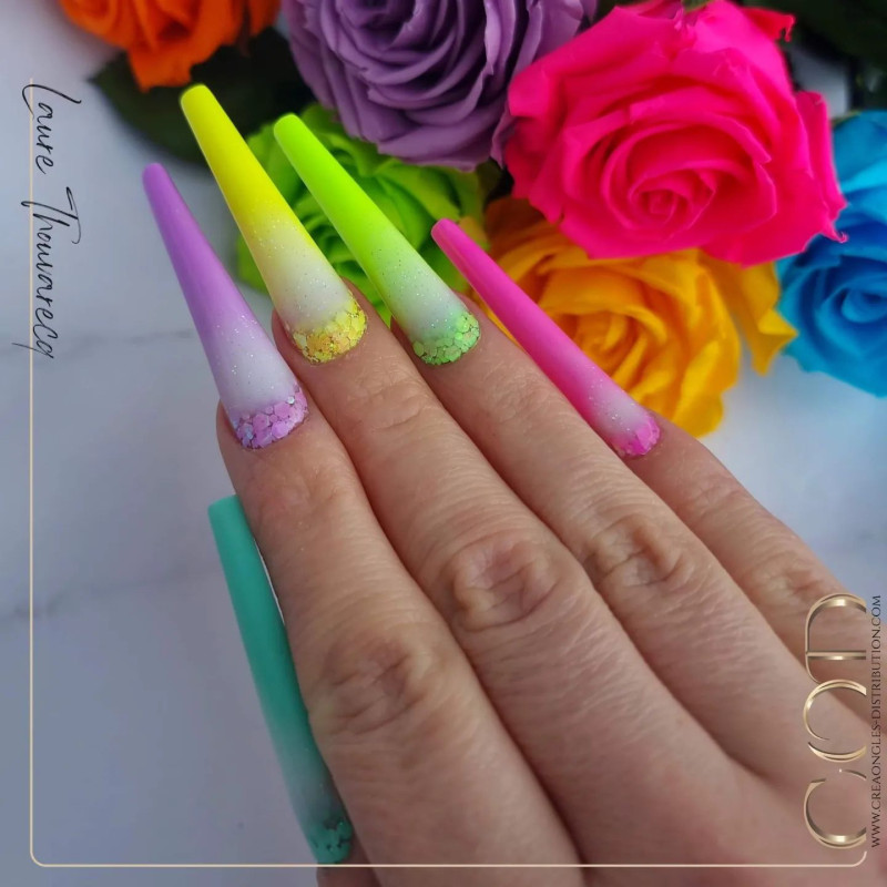 Stiletto avec le Mix Pastel Green