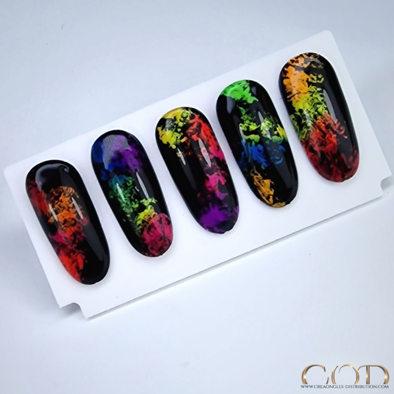 Capsules faites avec le Pigment Néon Yellow