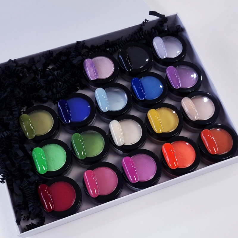 Box Pastille d'Acrylic Color 18 pcs