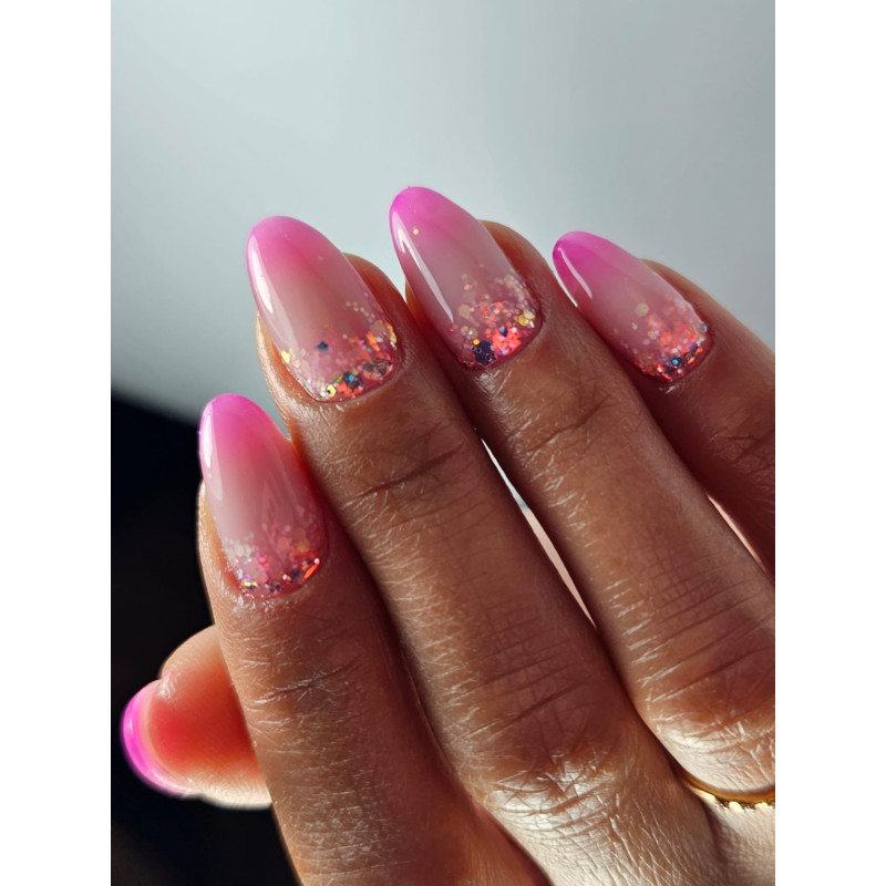 Rounded fait avec le Mix Shinning pink