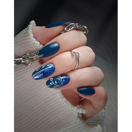 Oval fait avec le Art Line Blue
