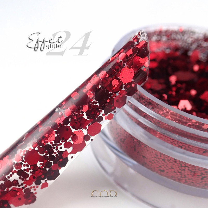 Pop-it et pot de Effet Glitter 24