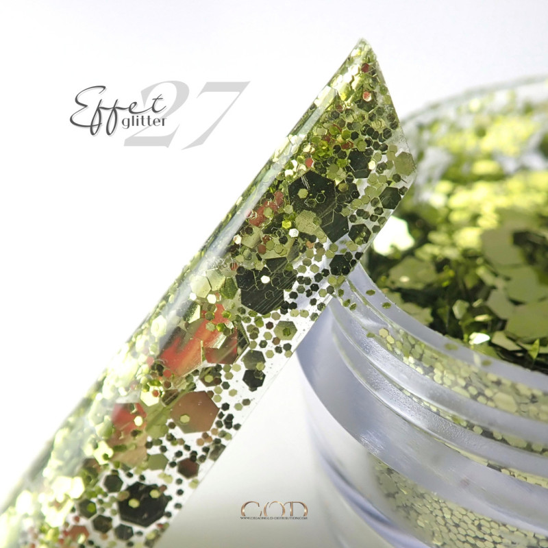 Pop-it et pot de Effet Glitter 27