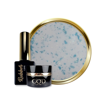 Rubber Flakes Milky Green