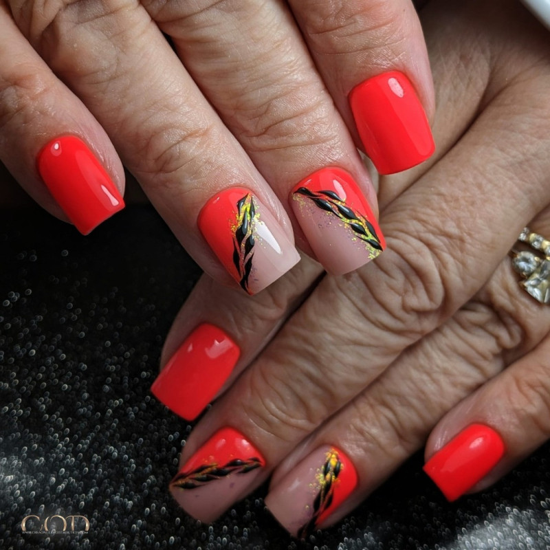 Nail art fait avec le My Color Lambada