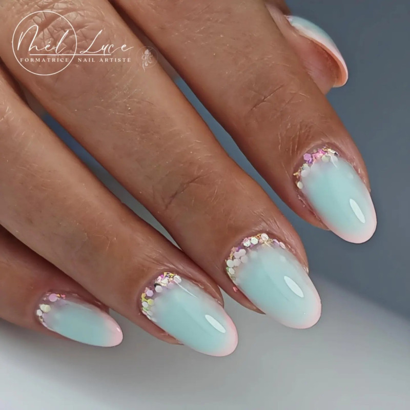 Oval fait avec le Aurora Flakes 7