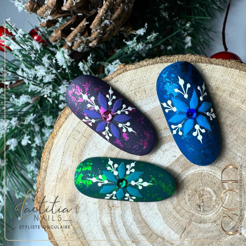 Capsules faites avec le Flakes Blue