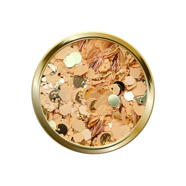 Mezclar hoja dorada y desnudo