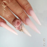 Stiletto d'Acrygel Glitter Rose