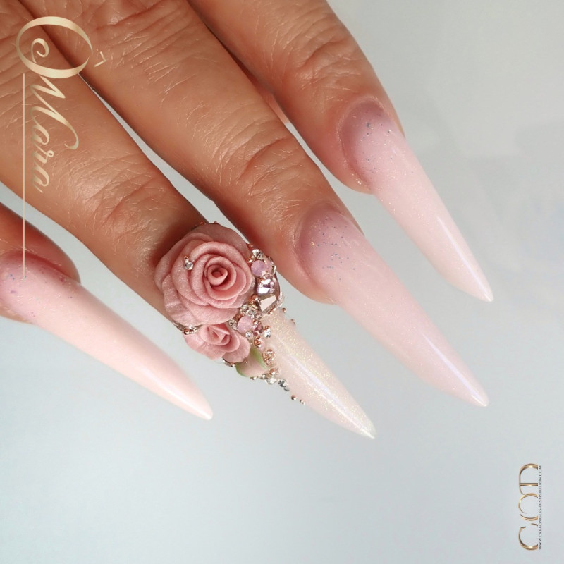 Stiletto d'Acrygel Star White