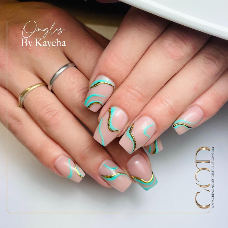 Nail art fait avec le My Color Spring Break 