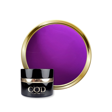 Pot et pastille de Rounded fait avec le Gel couleur Neon Purple