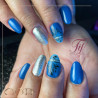 Almond fait avec le Gel couleur Night City
