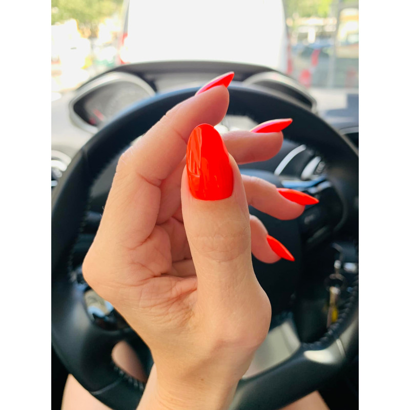 Mountain peak fait avec le Gel couleur Sunrise