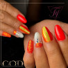 Nail art fait avec le Gel couleur Sunrise