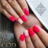 Square fait avec le Gel couleur Neon Pinky